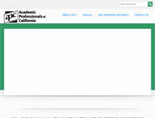 Tablet Screenshot of apc1002.org